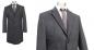 Preview: Herren Wool Mantel Struktur Anthrazit