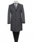 Preview: Herren Wool Mantel Struktur Anthrazit