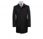 Preview: Herren Kurz Mantel Schwarz