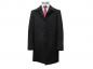 Preview: Herren Kurz Mantel Schwarz