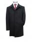 Preview: Herren Kurz Mantel Schwarz