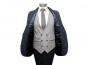Preview: Slim Fit Anzug Dunkelblau Herren mit Weste und Reversnadel