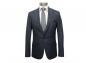 Preview: Slim Fit Anzug Dunkelblau Herren mit Weste und Reversnadel