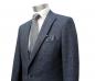 Preview: Slim Fit Anzug Dunkelblau Herren mit Weste und Reversnadel