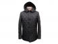 Preview: Steppjacke Herren mit Kapuze