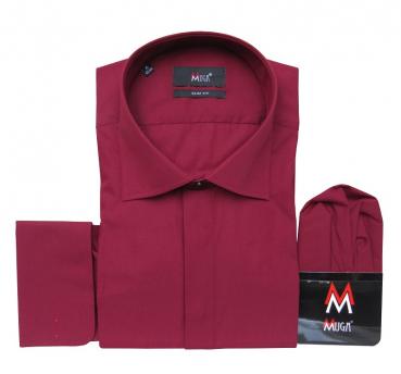 Umschlagmanschetten Hemd Slim-fit extra lange Arme