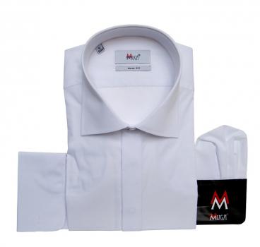 Umschlagmanschetten Hemd Slim-fit extra lange Arme