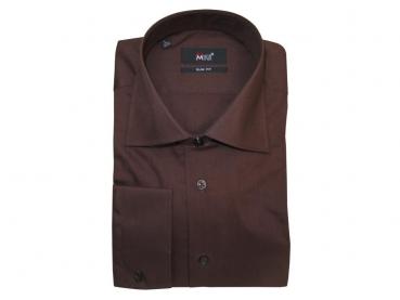 Lang Arm Herren Hemd Slim-Fit ohne Tuch