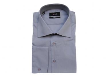 Lang Arm Herren Hemd Slim-Fit ohne Tuch