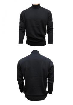 Herren Pullover Stehkragen Turtleneck