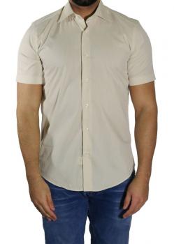Slim-fit Kurzarm Herren Hemd