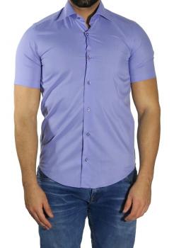Slim-fit Kurzarm Herren Hemd