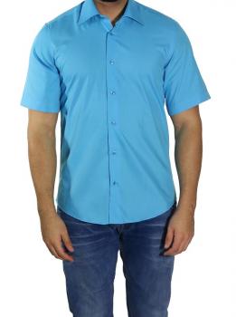 Slim-fit Kurzarm Herren Hemd