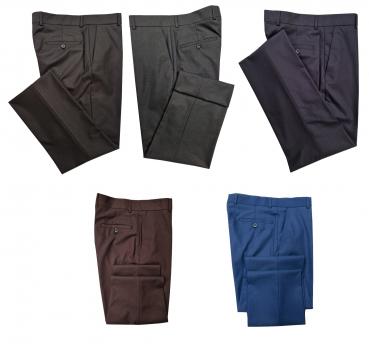 Herren Hose ohne Bundfalten Anzughose