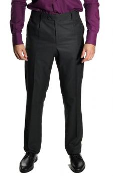 Klassische Herren Bundfaltenhose Regular Fit