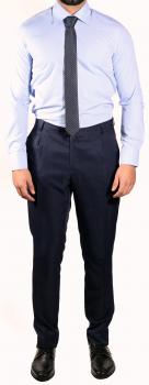 Herren Hose Anzughose mit Bundfalte