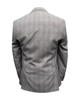 Karierte Anzug Slim-Fit Glencheck mit Weste