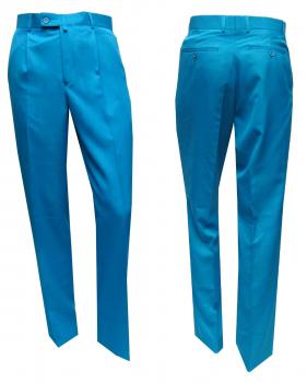 Herren Hose Anzughose mit Bundfalte
