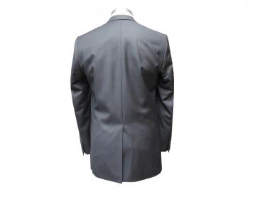 Modern Fit 3-Knopf Herren Anzug Grau