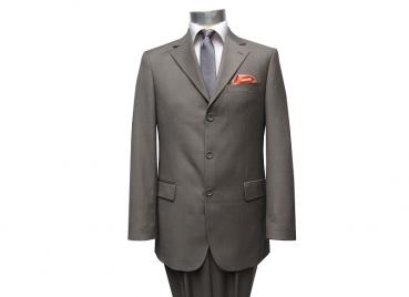 Herren Anzug 3-Knopf Khaki Grün Modern Fit