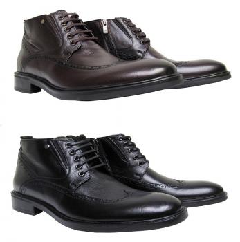 Herren Leder Stiefel Business Freizeit Stiefeletten