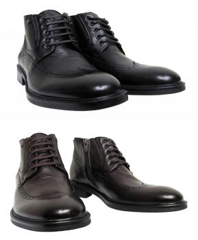 Herren Leder Stiefel Business Freizeit Stiefeletten