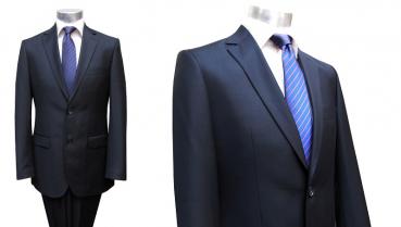 Slim-fit Anzug 2-Schlitz Dunkelblau