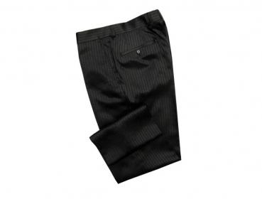 Glanz Herren Hose Festlich gestreift