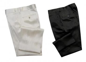 Glanz Herren Hose Festlich gestreift