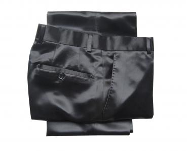 Glanz Herren Hose Slim Flat Front