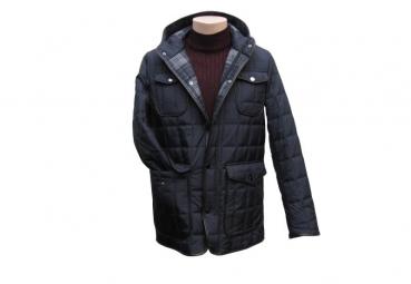 Herren Steppjacke Parka mit Kapuze