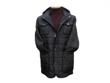 Herren Steppjacke Parka mit Kapuze