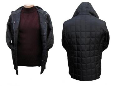 Herren Steppjacke Parka mit Kapuze