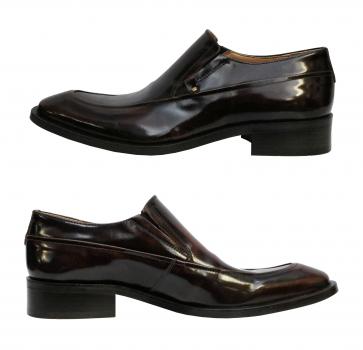 Herren Leder Schuhe Slip-On