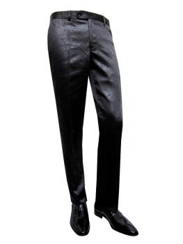 Barock muster glanz Hose Herren Flat Front