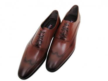 Herren Leder Schuhe Schnürschuhe