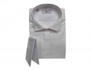 extra Langarm Umschlagmanschetten Gala Hemd Langgröße