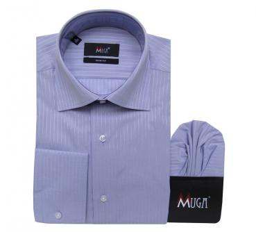 Elegante streifen Slim-fit Hemd Herren