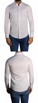 Slim-Fit Herrenhemd Schattenstreifen