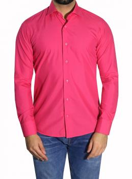Slim-fit Herrenhemd Sportmanschette