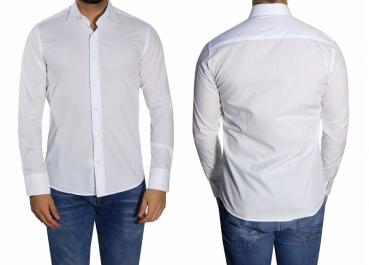Slim-fit Herrenhemd Sportmanschette