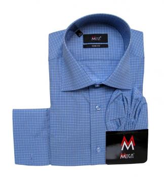Herren Vichy Hemd Slim-fit Lang Arm