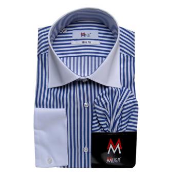 Winchester Kontrast Kragen Hemd Slim-fit