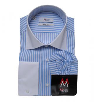 Winchester Kontrast Kragen Hemd Slim-fit