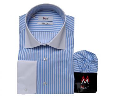 Winchester Kontrast Kragen Hemd Slim-fit