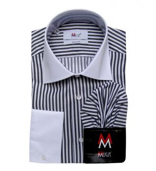 Winchester Kontrast Kragen Hemd Slim-fit