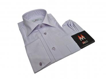 Klassische Streifen Herren Hemd Langarm