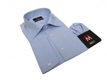 Extra Langarm Herren Hemd Fischgrät Slim-fit