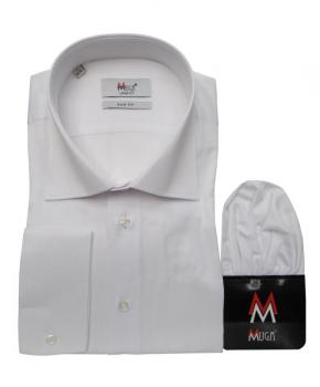 Extra Langarm Herren Hemd Fischgrät Slim-fit