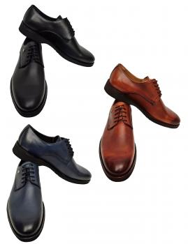 Herren Leder Schuhe Bequem Runde Form